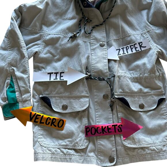 Vintage Trail Designs Womens Jacket Size Small Outdoor Hiking Utility Outerwear - Picture 2 of 9